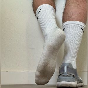 Nike White Crew Socks